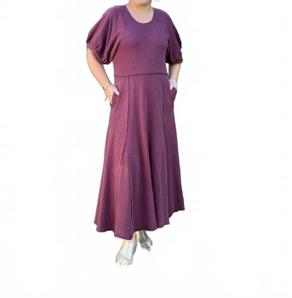 NEW SIMPLY SOUTHERN vivian midi dress in umber